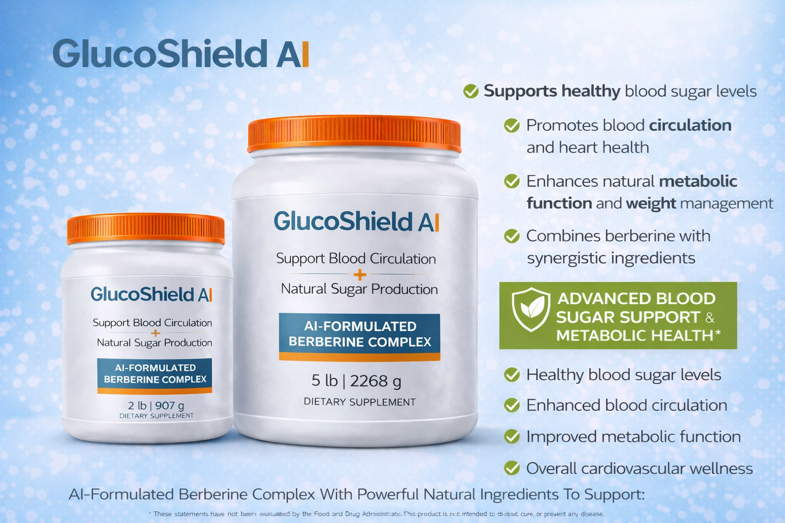 GlucoShield AI Powder